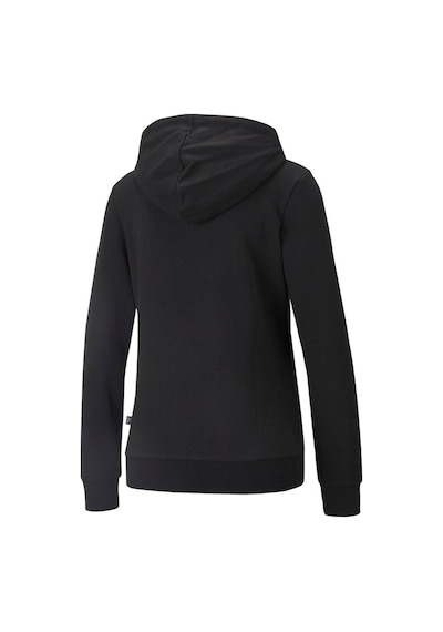 Puma Ess+ Metallic Logo Hoodie Kadın Sweatshırt Siyah Siyah