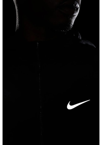 Nike Miler Running Full Zip Jacket Erkek Spor Ceket Siyah