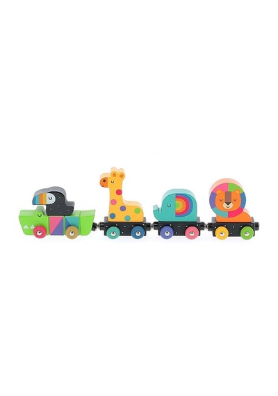 Vilac - Mıknatıslı Ahşap Hayvanlar Treni
