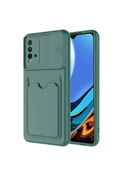 Xiaomi Poco M3 Kilif Deri Görünümlü Kartlikli Kamera Korumali Sil 502089814