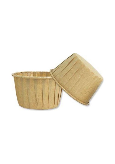 Kraft Muffin Kek Kapsülü 25 Adet Muffin Kağıt Sarı Kağıt Sarı Diğer