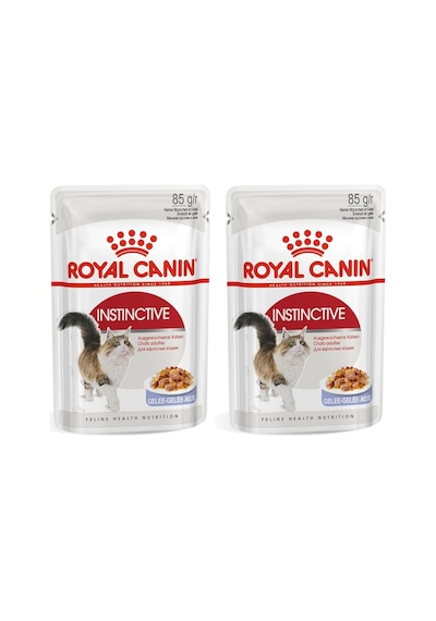 İnstinctive Jelly Pouch Yaş Kedi Maması, 85 Gr X 12 Adet 2 Paketi