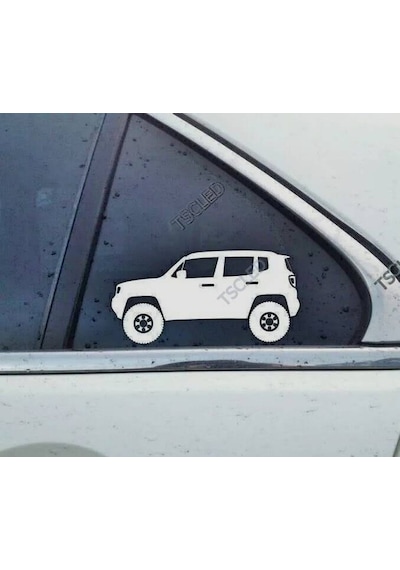 Renegade Kelebek Cam Oto Sticker 17 Cm 2 Adet