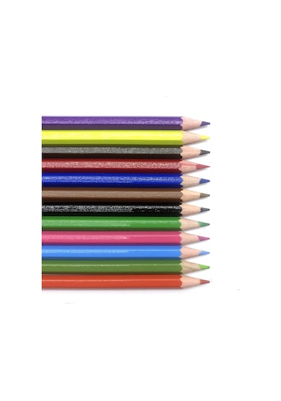 Adel Jumbo Boya Kalemi, 12 Renk, Kalın Uçlu, Ergonomik Üçgen Gövde, Canlı Ve Parlak Renkler, Çocuklar İçin Güvenli 124-Pembe