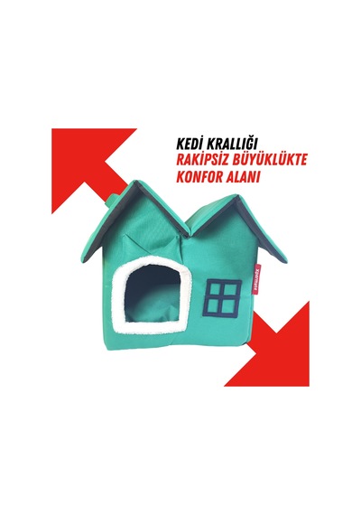 Xpermate Pet Villa Kedi Evi Kedi Villası Kedi Kulübesi