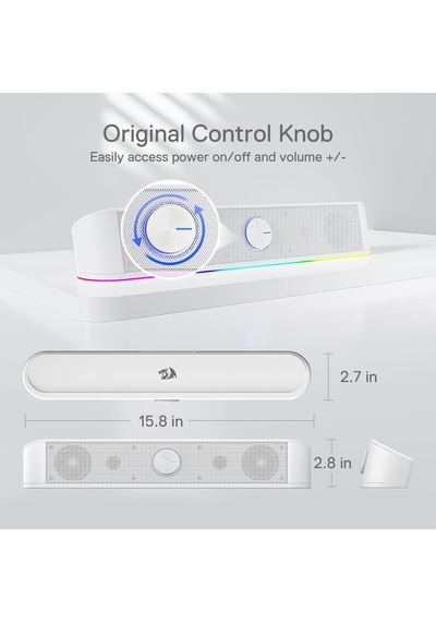 Gs560w Adıemus Gamıng Speaker Beyaz