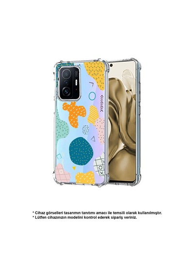 Samsung Galaxy S25 Plus İle Uyumlu Geometrik Şekiller Tasarımlı Antişok Kılıf