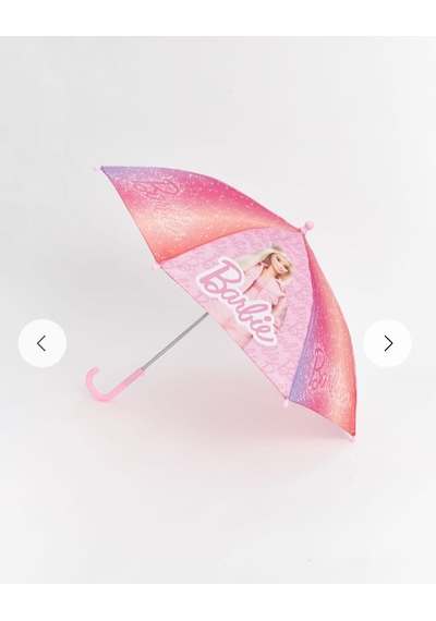 Barbie Lisanlı Çocuk Şemsiye Çok Renkli