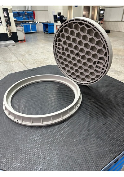 650 Mm Yuvarlak Rögar Kapağı / Çerçeve + Kapak