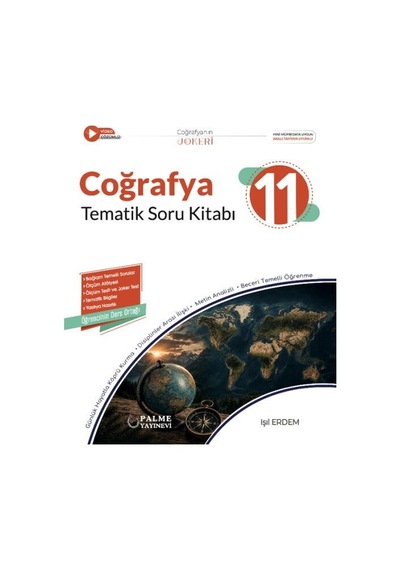 2027 Palme Yayınları 11. Sınıf Coğrafya Joker Tematik Soru Kitabı