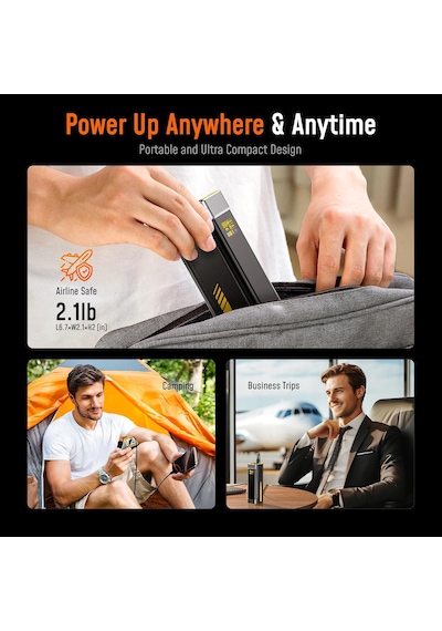Aohi Starship 27.600 Mah 240w Pd3.1 Powerbank, Akıllı Dijital Gös Diğer