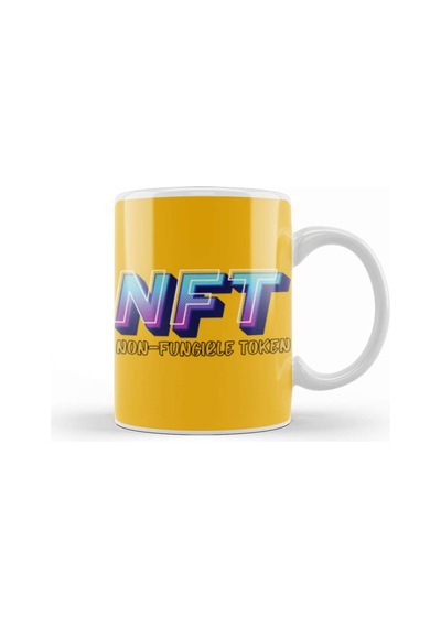 Non Fungible Token Nft Crypto Currency Mining Gıft Bitcoin Ethereum Kupa Bardak Porselen No13316 Karışık