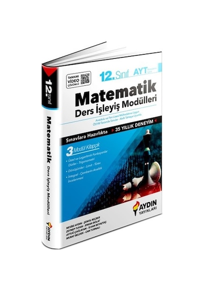 12. Sınıf Matematik Ders İşleyiş Modülleri -  Aydın Yayınları