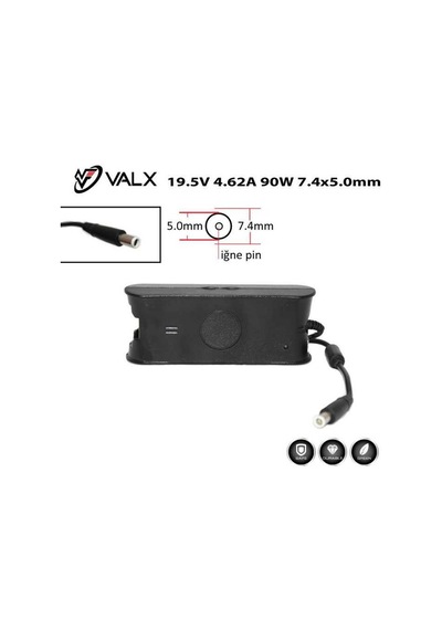 Valx La-19575 19.5V 4.62A 90W 7.4X5.0 Laptop Adapt