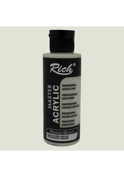 Rich Master Akrilik Boya 120Ml 103 Kirli Beyaz