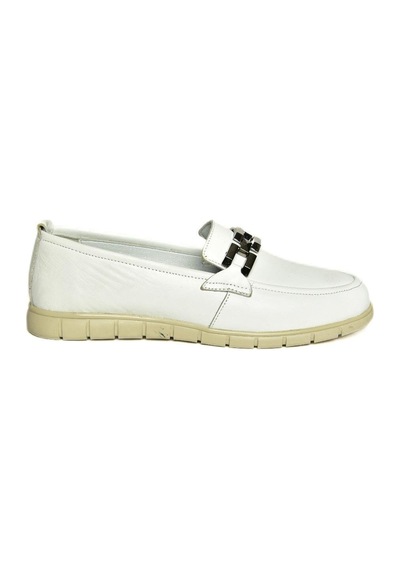Fox Shoes P555081103 Beyaz Hakiki Deri Günlük Kadın Ayakkabı Beyaz-hakiki Deri Beyaz