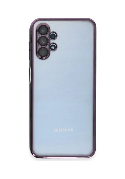 Tedar Samsung Galaxy Uyumlu A13 4g Kılıf Razer Lensli Silikon - Mor Najmaddin standart