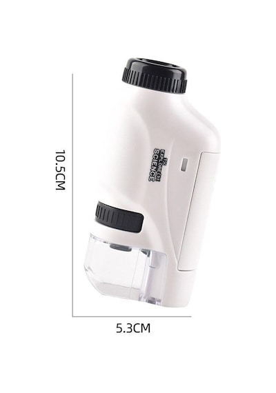 60x 120x Optik Mikroskop + 4 Lamelli + Mobil Telefon Tutacağı