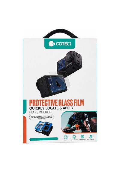 Djı Osmo Action 5 Pro Uyumlu Rabbit/radar Cage Ön, Arka Ekran Ve Lens Koruyucu Koruyucu Seti Şeffaf