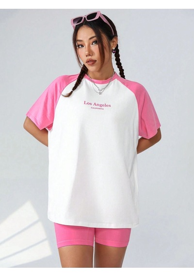 Los Angeles Parçalı Süprem T-shirt - Pembe Beyaz Baskılı Oversize Bisiklet Yaka Kısa Kol Tişört Beyaz-pembe Los Angeles Parçalı Süprem T-shirt - Pembe Beyaz Baskılı Oversize Bisiklet Yaka Kısa Kol Tişört Beyaz-pembe