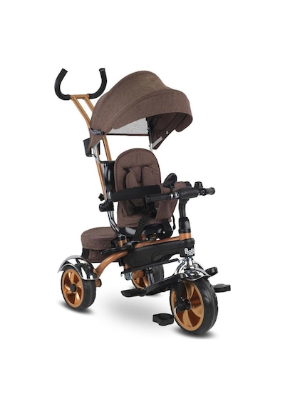 Babyhope Star Üç Teker Bisiklet Bh-9500 Ebeveyn Kontrollü Şişme E Gri