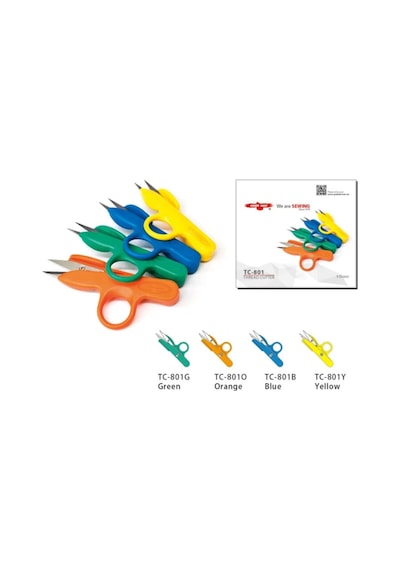 Tc-801 Iplik Temizleme Makası Plastik 12'Li