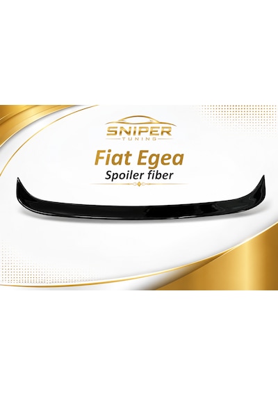 Fiat Egea Bagaj Üstü Spoiler Boyanmış Fiberglass Boyanmış Kolay Montaj 3 Renk Seçeneği