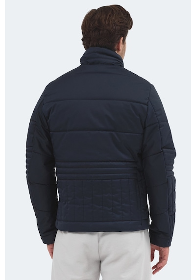 Slazenger Blanco Erkek Dik Yaka Slim Fit Lacivert Mont & Kaban Lacivert