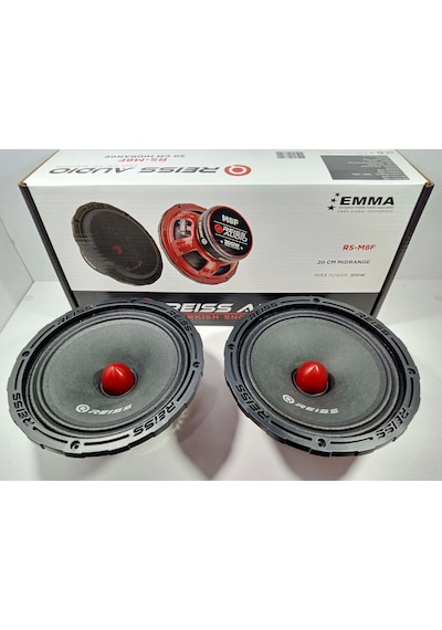 Reiss Midrange 20cm - 300w Reiss Rs-m8f 20cm Midrange Hoparlör - Reiss Sticker Hediyeli