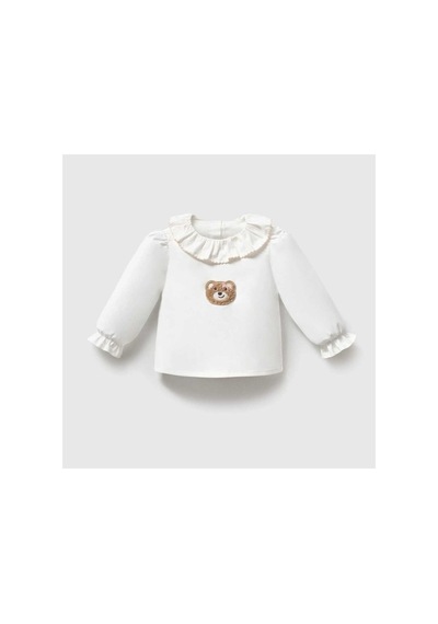 Ministok Tedy Bear Kız Bebek Gömlekli Salopet Takım Pembe