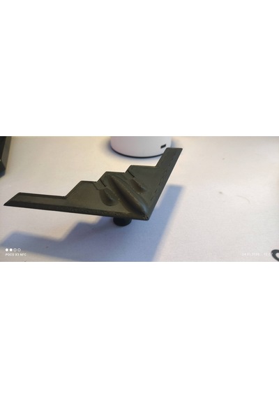 B-2 Bombardıman Uçağı Hediyelik Dekoratif Obje Figür 15 Cm