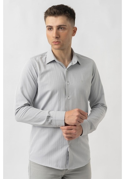 White Stone Adliswil G9501 Regular Fit Armürlü Pamuklu Gömlek Gri-gri Gri White Stone Adliswil G9501 Regular Fit Armürlü Pamuklu Gömlek Gri-gri Gri