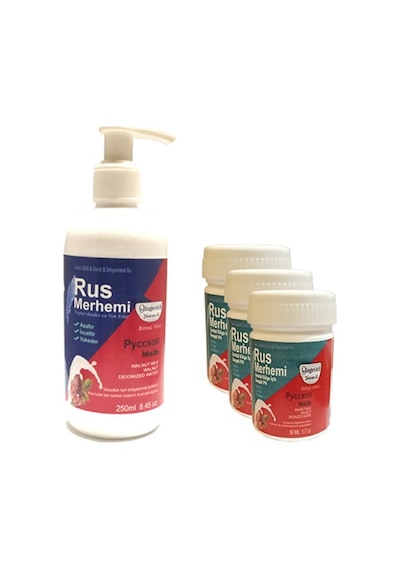 Hintohu Tüy Dökücü Azaltıcı Rus Merhemi 250 Ml 1 Adet + Genital Bölge Merhemi 50 Ml 3 Adet