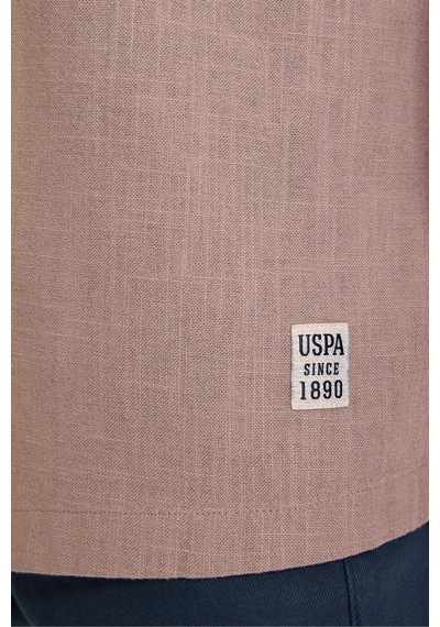 U.s. Polo Assn. Erkek Kahverengi Gömlek Desenli 50324763-vr029