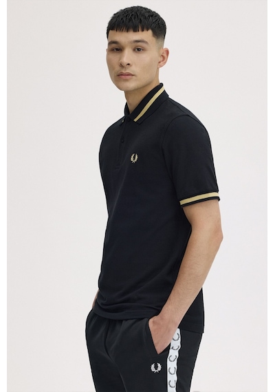 Fred Perry M2-157 Single Tipped Erkek Polo Tişört Siyah