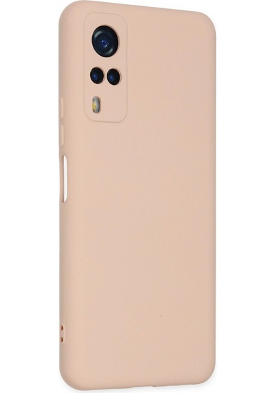 Cosmotex Newface Vivo Y53s Kılıf Nano İçi Kadife Silikon - Pudra