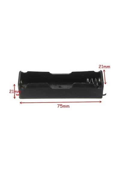 Tekli 18650 Kablolu Pil Yuvası