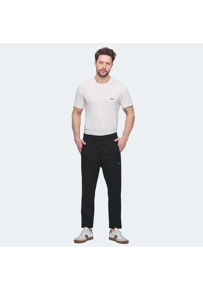 Slazenger JERRY NRM Erkek Cepli Siyah Eşofman Altı