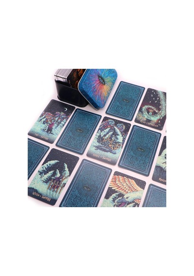 The Prisma Visions Tarot Deck Metal Kutu