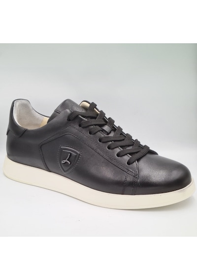 Libero 4704 Siyah Hakiki Deri Erkek Günlük Sneaker Ayakkabı Siyah