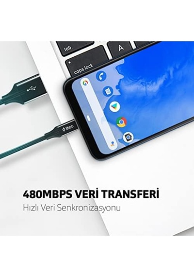 Alumicable Micro Usb 120cm Şarj Kablosu - Altın 2dk11a