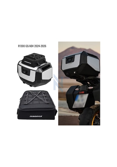 Bmw R1300gs R1300gs Adv Üst Çanta, Topcase Üstü Su Geçirmez Seyahat Çantası 9lt Fileli-331