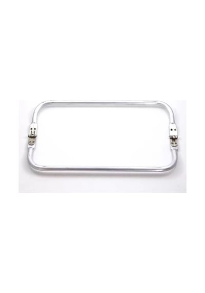 2K Gizli Metal Çanta Bursu 30 Cm - Metal Çanta Aparatı Çanta Aksesuarı Açık Ahşap
