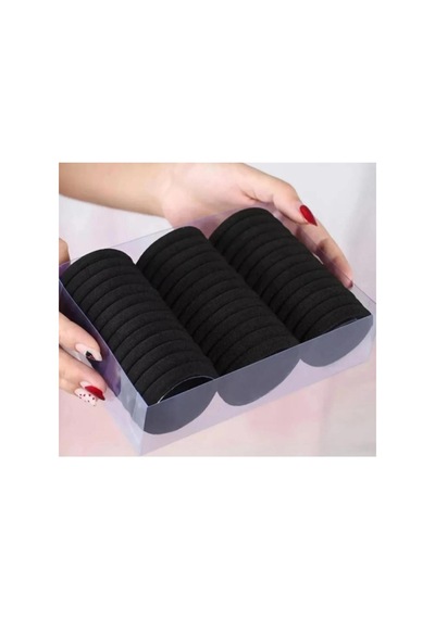 50 Adet Lastik Esnek Toka Seti Siyah - 860662998 Siyah - 860662998 Siyah