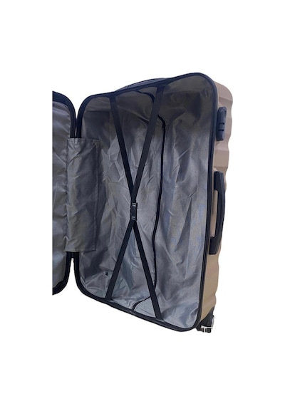 Mygeppetobag %100 Abs Kullanışlı Darbeye Dayanıklı Bavul&valiz Gold Altın