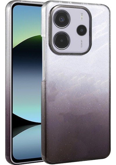 Xiaomi Redmi Note 14 4g Uyumlu Glossy Kapak - Siyah