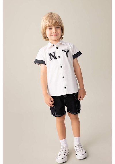 Defacto Erkek Bebek Jean Şort B6750A524SMNM36 Çok Renkli