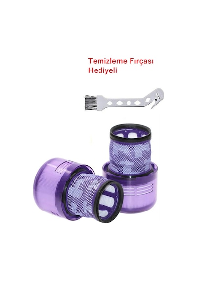 Dyson V11 Ve V15 Detect  Uyumlu Yedek 2 Adet Hepa Filtre