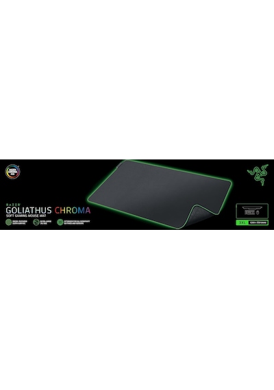 Razer Goliathus Chroma 3xl - Yumuşak Oyun Fare Altlığı, Rgb Aydın