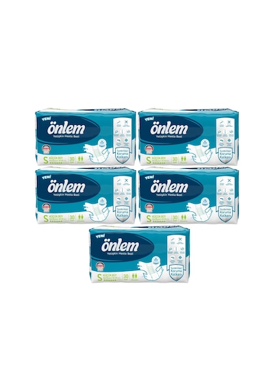 Önlem Hasta Bezi Bel Bantlı Tekstil Yüzey Small Küçük 150 Adet